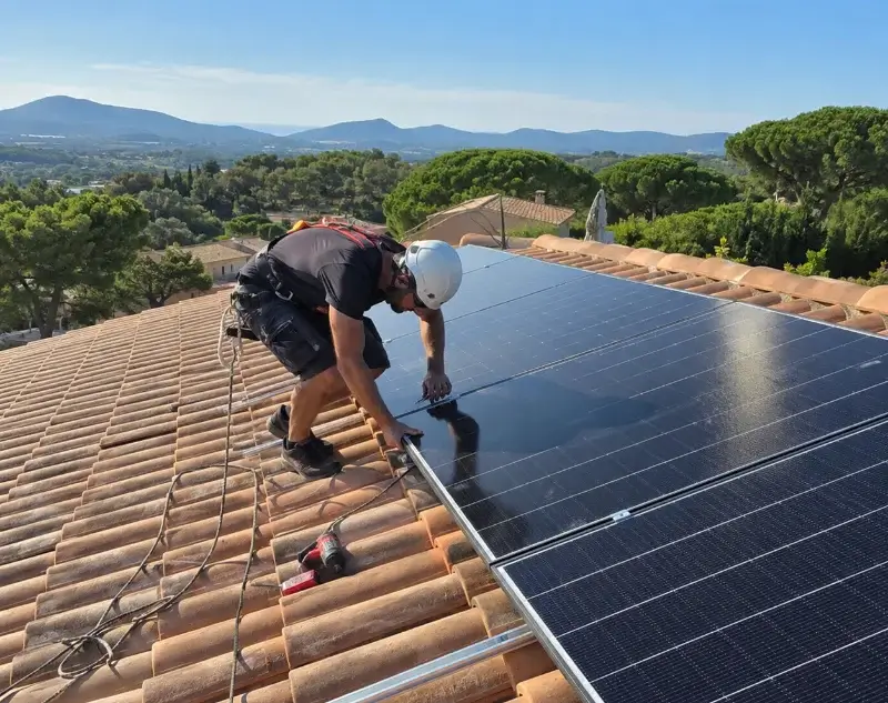 Installateur panneaux solaires Althen-des-Paluds — pose photovoltaïque sur toiture