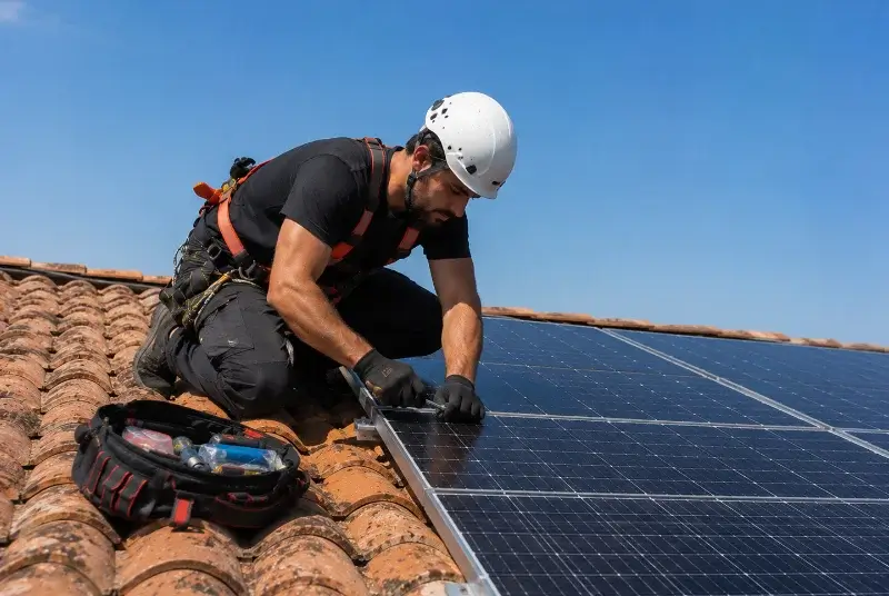 Maintenance et monitoring de panneaux solaires à Althen-des-Paluds
